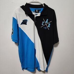 Carolina Panthers NFL Football Team Embroidered Golf Polo Shirt XL